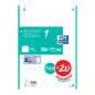 LOT de 13 Recharge A4 Oxford School - 100+20 Feuilles - Couleur Menthe Glacée