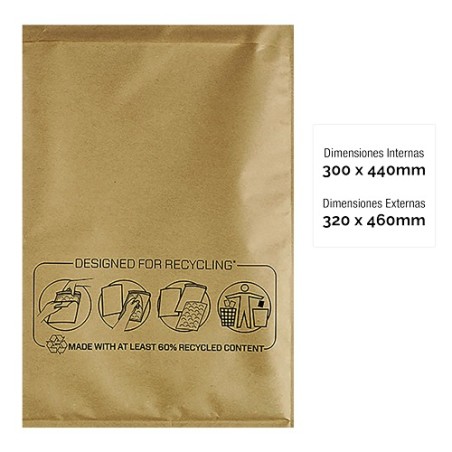 Bankers Box Lot de 50 Sacs à Bulles Rembourrés - Mesure 300x440mm - Bulles Internes pour Amorti - Idéal pour Produits Fragiles