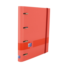 LOT de 4 Oxford & You Europeanbinder - Couverture extra rigide A4+ - Dos 45 mm - Anneaux 4Dx35 mm - Recharge 5x5 - Tableau d'écr