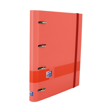 LOT de 4 Oxford & You Europeanbinder - Couverture extra rigide A4+ - Dos 45 mm - Anneaux 4Dx35 mm - Recharge 5x5 - Tableau d'écr