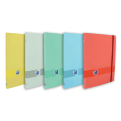 LOT de 10 Oxford & You Classeur A4+ Couverture Extra Rigide 12 Intercalaires 1 Rabat - Format A4+ - Couverture Extra Rigide Rési