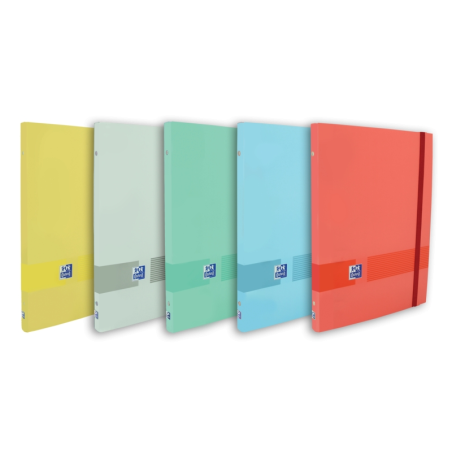 LOT de 10 Oxford & You Classeur A4+ Couverture Extra Rigide 12 Intercalaires 1 Rabat - Format A4+ - Couverture Extra Rigide Rési