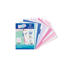 LOT de 25 Intercalaires Oxford Strongline A4 5 positions - Plastique opaque résistant - 4 trous pour un placement facile - Épais