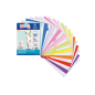 LOT de 25 Intercalaires Oxford Strongline A4 - 10 positions - Différentes couleurs - 4 trous - Plastique opaque - 500 microns