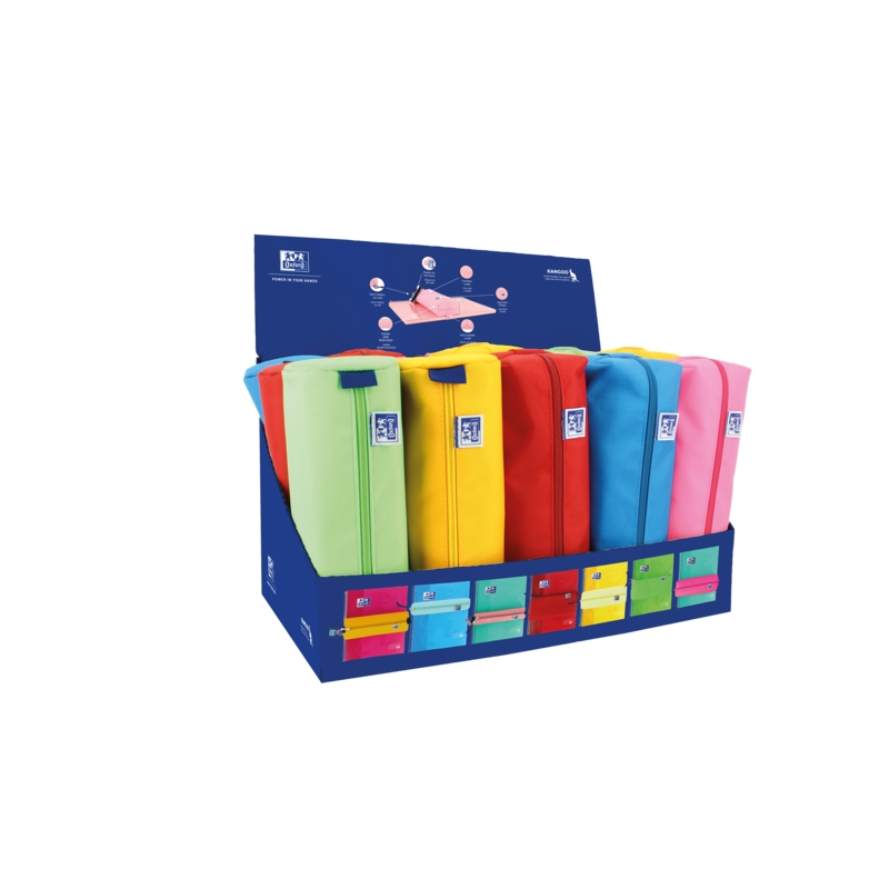 Oxford Kangoo Kids Display Rts 15 unités - Format compact 40x25x24cm - Idéal pour organiser les fournitures scolaires - Design a