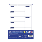 LOT de 15 Oxford A4 Planner Remplacement 30 feuilles - Non daté - Idéal pour organiser vos tâches quotidiennes - Compatible avec