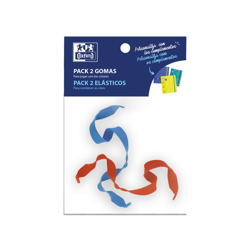 LOT de 10 Elastiques Élastiques Oxford pour Dossier ou Carnet - Paquet de 2 Unités - Ajustement Parfait - Résistants et Durables