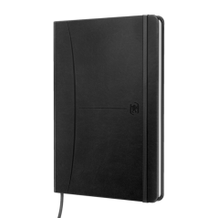 LOT de 5 Oxford Signature Carnet cousu couverture extra rigide A5 uni 80 feuilles - Design élégant et professionnel - Format A5