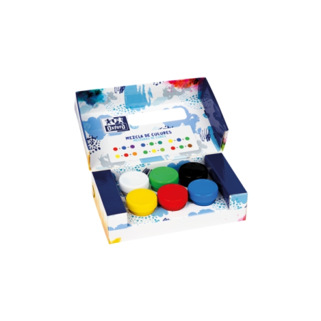 Oxford Temperas 20 ml - Facile à mélanger - Idéal pour les travaux manuels - 6 couleurs