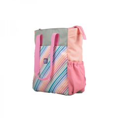 Oxford Tote Bag Convertible 2 en 1 Colorblock - RPET Polyester Recyclé - Capacité 30L - Polyvalent et Ecologique