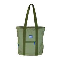 Oxford B-Ready Tote Bag Polyester Recyclé RPET - Longue Anse pour Sac Bandoulière - Couleur Vert