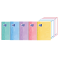 LOT de 5 Oxford School Touch Europeanbook 5 Dotbook A4+ - Couverture Extra Rigide - Dots 5x5 - 120 Feuilles - Couleurs Assorties
