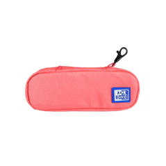 Trousse Oxford Kangoo à crochet en B - Poche intérieure en filet - Fermeture élastique pour cahiers - Semi-rigide - 21 x 8 x 4,8