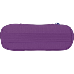 Trousse Oxford Kangoo à crochet en B avec poche intérieure en filet et fermeture élastique pour cahiers - Semi-rigide - 21 x 8 x