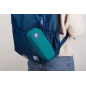 Trousse Oxford Kangoo à crochet en B avec poche intérieure en filet et fermeture élastique pour cahiers - Semi-rigide - Bleu tur