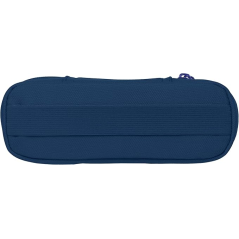 Trousse Oxford Kangoo à crochet en B - Poche intérieure en filet - Fermeture élastique pour cahiers - Semi-rigide - 21 x 8 x 4,8