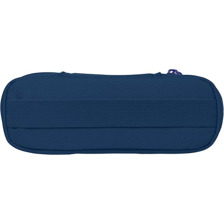 Trousse Oxford Kangoo à crochet en B - Poche intérieure en filet - Fermeture élastique pour cahiers - Semi-rigide - 21 x 8 x 4,8