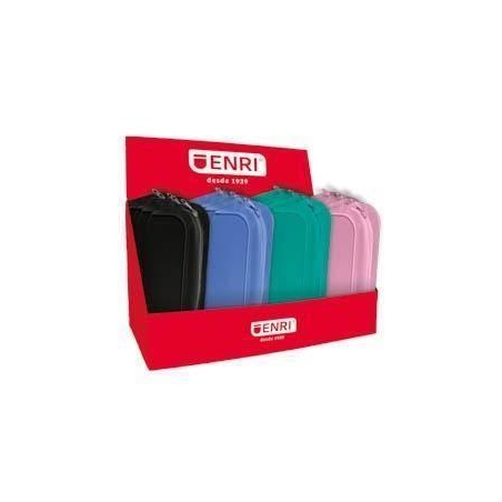 LOT de 20 Présentoir Enri de 20 coques en silicone - Couleurs Assorties 4 Couleurs