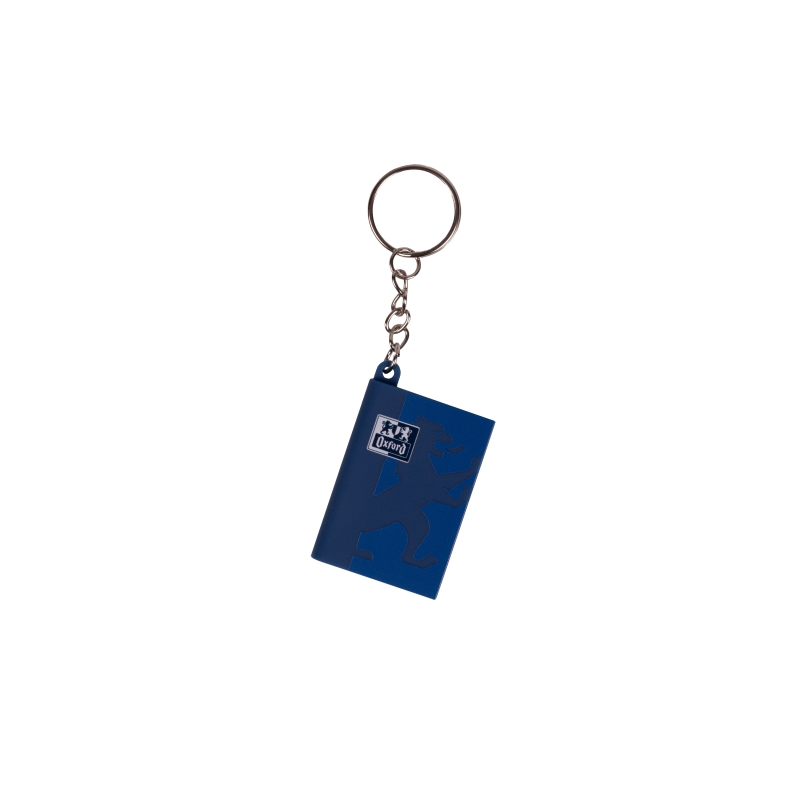 Porte-clés en forme de carnet Oxford Europeanbook - Idéal pour offrir ou collectionner - Bleu marine