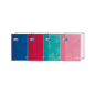 LOT de 5 Cahier à spirale Oxford - Format A5+ - 80 feuilles - Quadrillage 5x5 mm - Couverture rigide - Numérisation de texte via