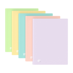 LOT de 10 Oxford A4 20F PP TR Past St - Carnet relié - Format A4 - 20 feuilles - Papier résistant - Design moderne et élégant