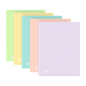 LOT de 10 Oxford A4 20F PP TR Past St - Carnet relié - Format A4 - 20 feuilles - Papier résistant - Design moderne et élégant