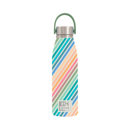 Bouteille Thermos Oxford Runbott Colorblock 50cl - Revêtement Intérieur Céramique - Design Coloré - Contenance 50cl