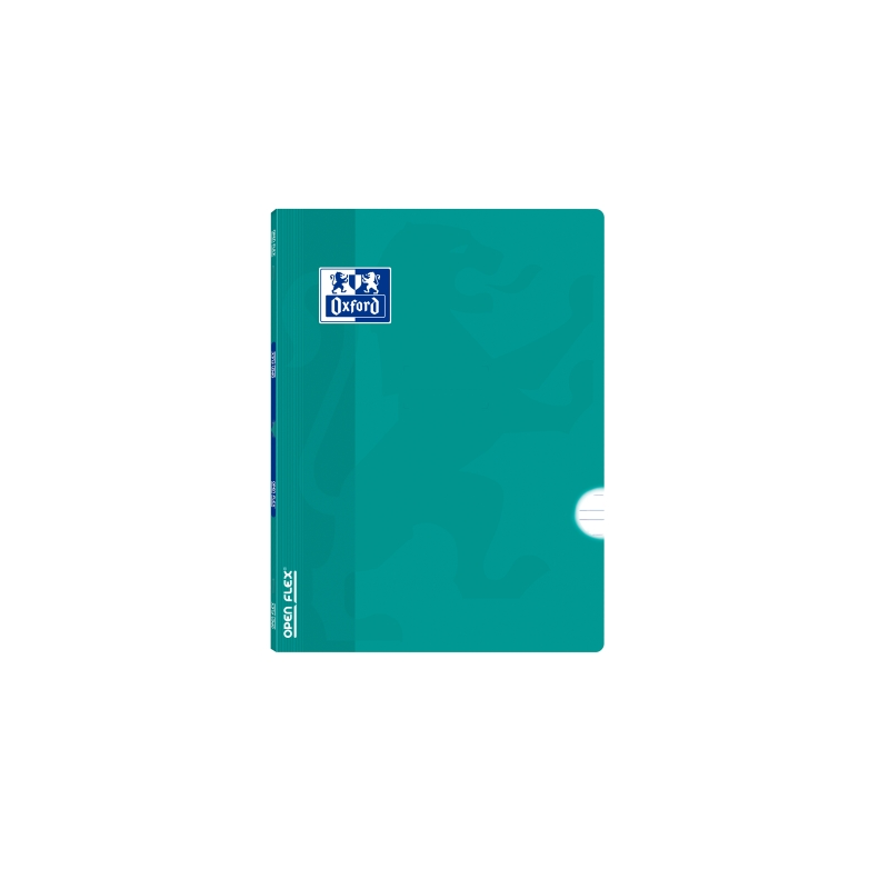 Cahier agrafé Oxford - Format A5+ - 48 feuilles - Ligné 3,5 mm avec marges - Couverture plastique - Résistant à la transparence