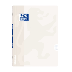 LOT de 10 Carnet agrafé Oxford Openflex A4 - Couverture en plastique robuste - Agrafé pour plus de durabilité - 4x4 avec marge p