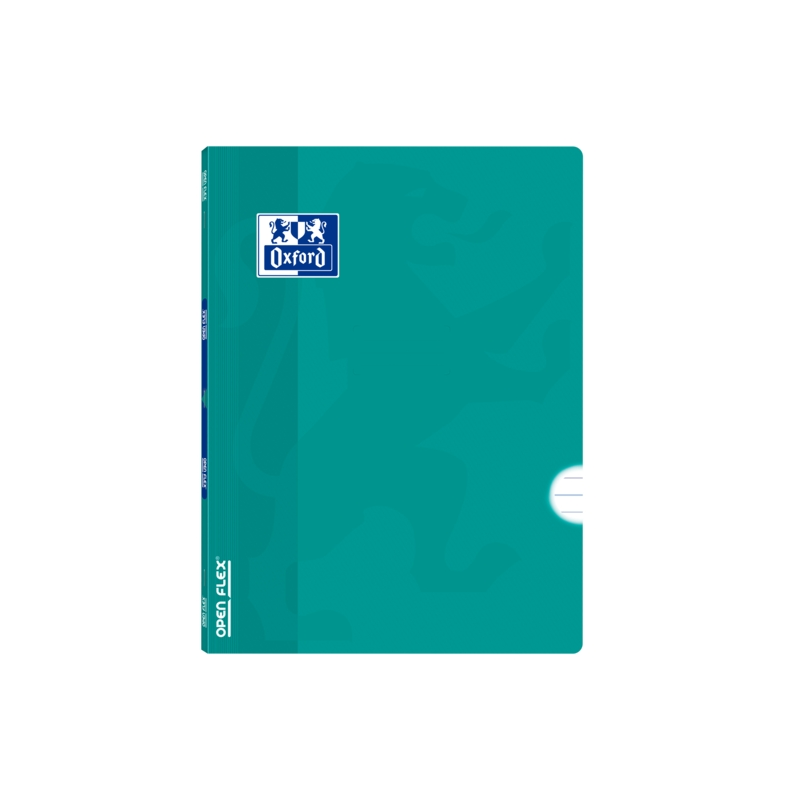 LOT de 10 Carnet agrafé Oxford Openflex A4 - Couverture en plastique robuste - Agrafé pour plus de durabilité - 1 ligne avec mar