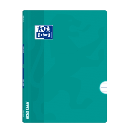 LOT de 10 Carnet agrafé Oxford Openflex A4 - Couverture en plastique robuste - Agrafé pour plus de durabilité - 1 ligne avec mar