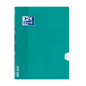 LOT de 10 Carnet agrafé Oxford Openflex A4 - Couverture en plastique robuste - Agrafé pour plus de durabilité - 1 ligne avec mar