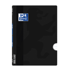 LOT de 10 Carnet agrafé Oxford Openflex A4 - Couverture en plastique robuste - Agrafé pour une plus grande durabilité - 1 ligne