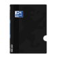 LOT de 10 Carnet agrafé Oxford Openflex A4 - Couverture en plastique robuste - Agrafé pour une plus grande durabilité - 1 ligne