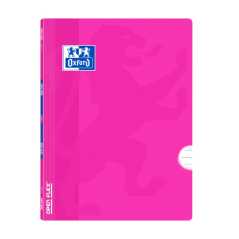 LOT de 10 Carnet agrafé Oxford Openflex A4 - Couverture en plastique robuste - Agrafé pour une plus grande durabilité - 3,5 lign
