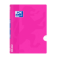 LOT de 10 Carnet agrafé Oxford Openflex A4 - Couverture en plastique robuste - Agrafé pour une plus grande durabilité - 3,5 lign