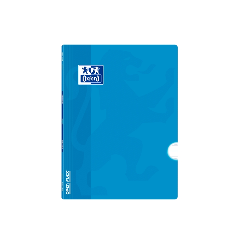 LOT de 10 Carnet agrafé Oxford Openflex A4 - Couverture en plastique robuste - Agrafé pour une plus grande durabilité - Ligne di