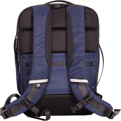 Sac à dos Oxford Identity Executive 18 L - 2 compartiments et 12 poches - Poche antivol - Poignées supérieure et latérale - 42 x