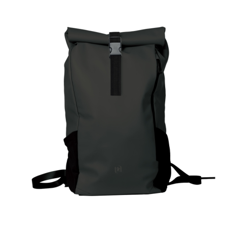 Sac à dos Oxford Identity à fermeture enroulable, 24 L - Matière résistante à l'eau - Poignée de suspension au dos - Poche avant