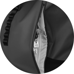 Sac à dos Oxford Identity à fermeture enroulable, 24 L - Matière résistante à l'eau - Poignée de suspension au dos - Poche avant