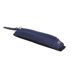 Trousse Oxford Executive Compact - Fermeture élastique pour cahiers - Fermeture éclair - Nylon recyclé - 21 x 4,5 x 3,5 cm - Ble