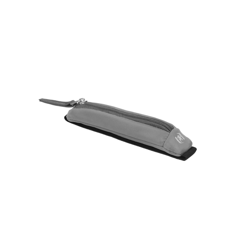 Trousse Oxford Executive Compact - Fermeture élastique pour cahiers - Fermeture éclair - Nylon recyclé - 21 x 4,5 x 3,5 cm - Gri