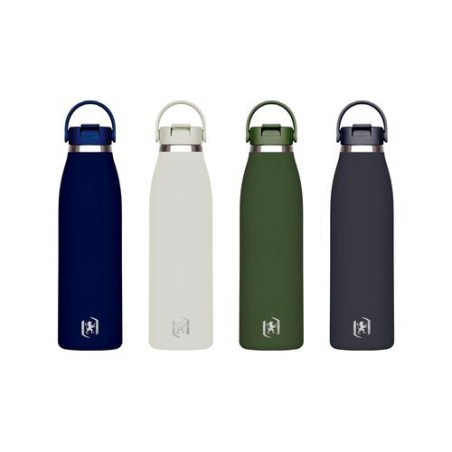 LOT de 4 Bouteille isotherme Oxford Identity 60 cl - Revêtement intérieur en céramique - Acier inoxydable 304 sans BPA - Couleur