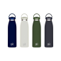 LOT de 4 Bouteille isotherme Oxford Identity 60 cl - Revêtement intérieur en céramique - Acier inoxydable 304 sans BPA - Couleur
