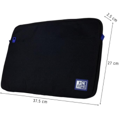Housse pour ordinateur portable Oxford Young Proof B-Case (jusqu'à 16 pouces) - RPET recyclé - Poche avant zippée - Rembourrée e