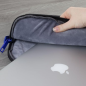 Housse pour ordinateur portable Oxford Young Proof B-Case (jusqu'à 16 pouces) - RPET recyclé - Poche avant zippée - Rembourrée e