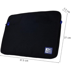 Housse pour ordinateur portable Oxford Young Proof B-Case (jusqu'à 16 pouces) - RPET recyclé - Poche avant zippée - Rembourrée e
