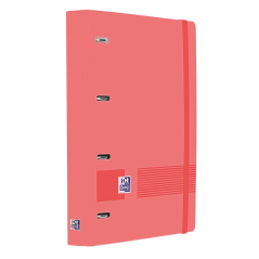Chemise Oxford Europeanbinder Live & Go A4+ avec 100 feuilles de recharge, quadrillage 5 x 5 mm, couverture en polymousse, ferme