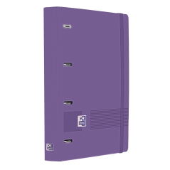 Chemise Oxford Europeanbinder Live & Go A4+ avec 100 feuilles de recharge, quadrillage 5 x 5 mm, couverture en polymousse et fer