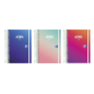 LOT de 8 Agenda scolaire Oxford Gradient 25/26 pages à spirales - Format 8º - Couverture extra rigide - Coins microperforés - Es